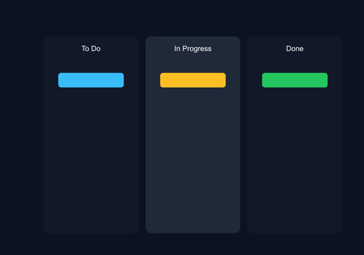 Task management workflow, progress tracking, to-do list, productivity vector icons