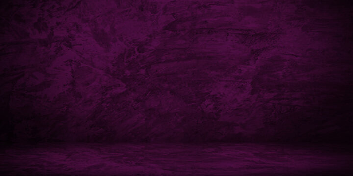 A dark purple grunge wallpaper features an old textured paint design on a rough vintage paper backdrop with subtle pink light and dirty material patterns