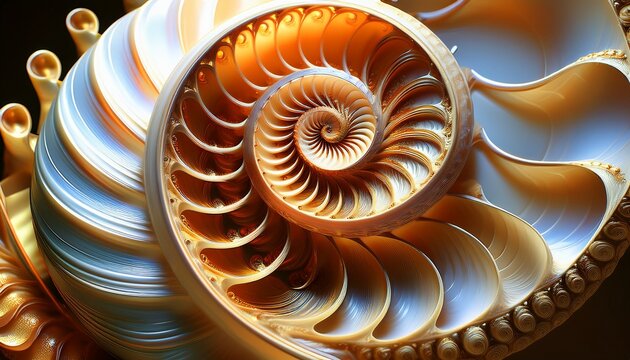 nautilus shell spirals in ultra realistic detail the beauty of nautilus shell patterns explained exploring the geometry of nautilus shells nature s design nautilus shell spirals