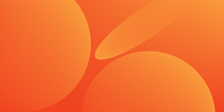 Abstract orange background with circles