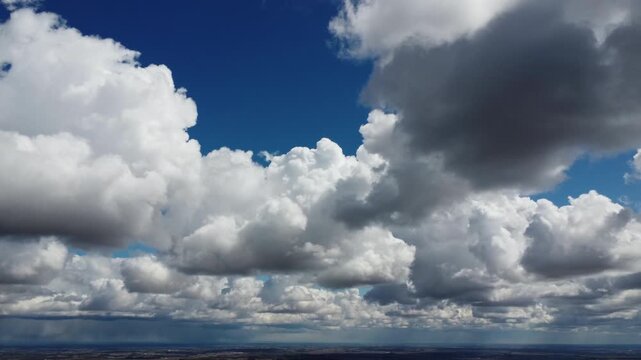blue sky with clouds