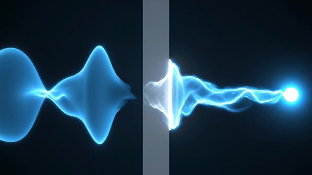 Quantum Tunneling, Photorealistic Particle Physics Visualization