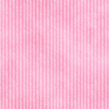 Pink Watercolor Dash Stripe Seamless Pattern