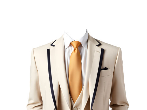 &ldquo;Formal antique whit  court suit with linen shirt and antique whit tie, no head, clean neck cut, front-facing passport photo style, plain white background, studio lighting, high resolution, realistic