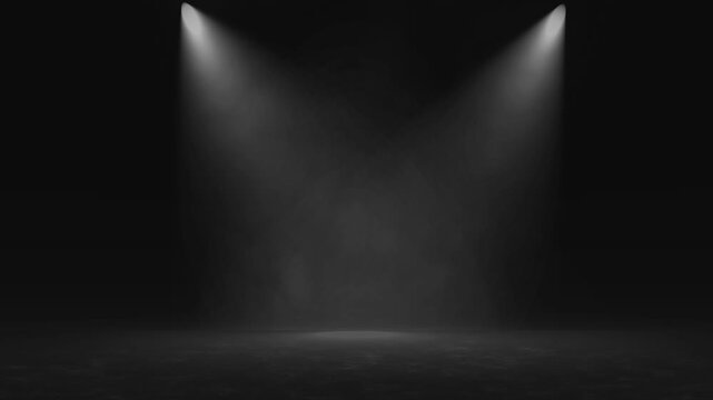 smoky stage spotlight background