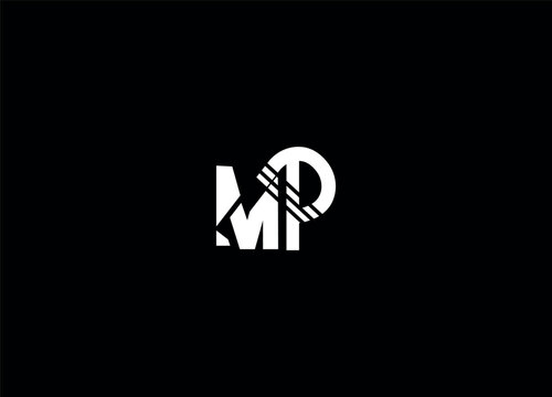 MP initial creative logo design and abstract logo