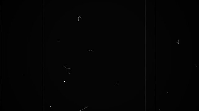 Vintage Film Overlay with Dust Specs Vertical Scratches and Grainy Texture for Cinematic Retro Video Effects Background