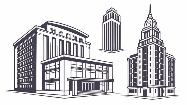 sketch of the city