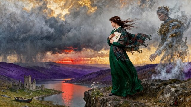 The Last Letter  A Highland Ghost Love Story at Dawn