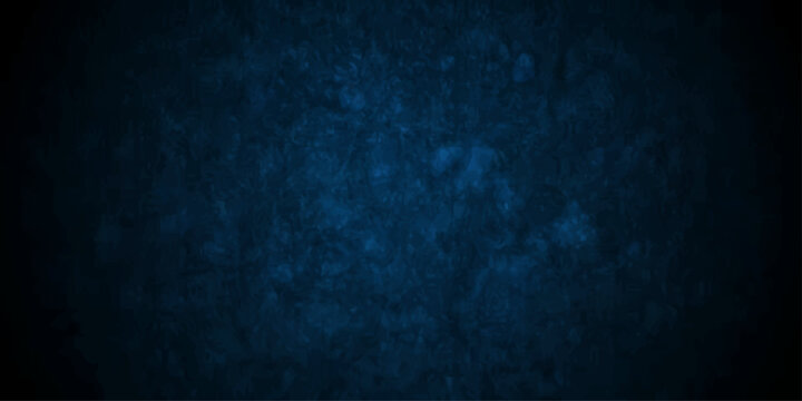 Abstract blue grunge film strip design with aged paper texture and dark vintage paint patterns on a rough material backdrop