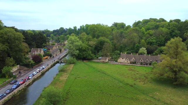 Bibury Meadow Cotswolds England 4K