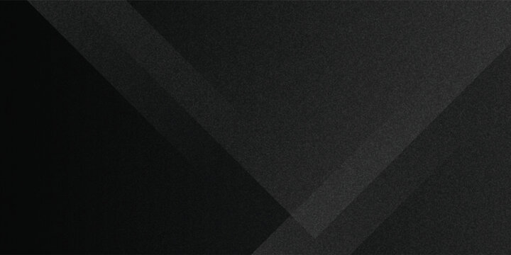 Dark charcoal abstract background with grainy texture and overlapping geometric shapes. Modern cinematic backdrop with noise effect for tech design