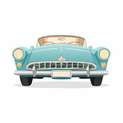 Obraz premium Oldtimer in türkis