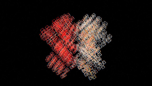 prismatic recursive glass