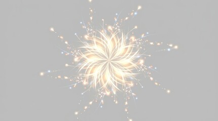 Obraz premium Firework explosion in night sky