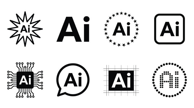 Adobe Illustrator logo and symbol designs for creative and graphic projects