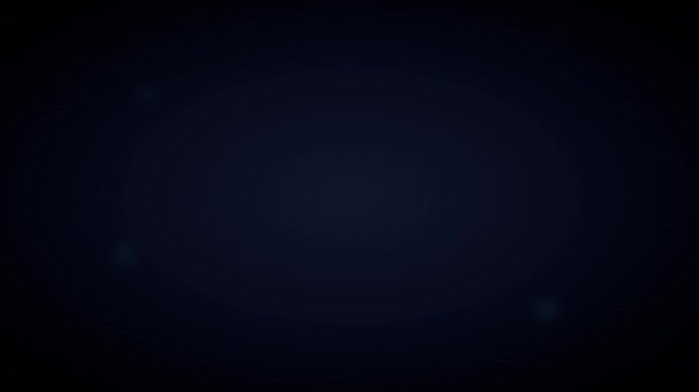 Cinematic dark blue background with subtle light bokeh, elegant deep navy gradient texture, minimalist atmospheric motion backdrop for titles