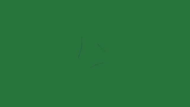 Blue bird on silhouette of woman screen man outline dragon black drawing dancing green screen style depth frame