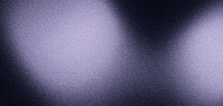 Dark purple black grainy background, glowing violet white noise texture gradient blur for banner, header, cover, poster backdrop design