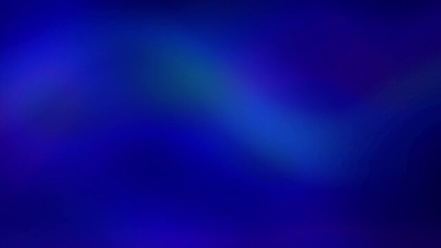 Deep royal blue gradient loop with soft moving waves. Abstract holographic light effect creates a deep modern texture. Perfect for futuristic intro, outro, or tech wallpaper background