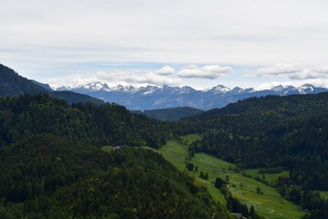 Fototapeta premium Schöne Landschaft bei Truden in Südtirol 
