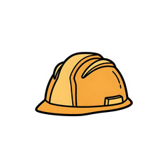 Fototapeta premium Yellow Hard Hat Safety Construction Equipment.