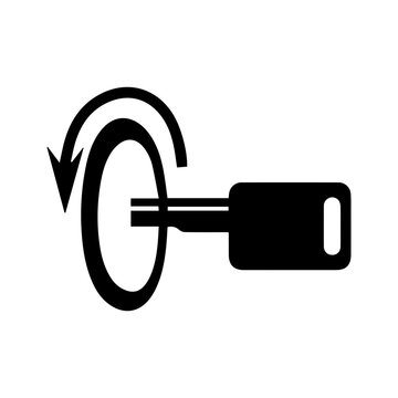 Car Ignition Key Turn