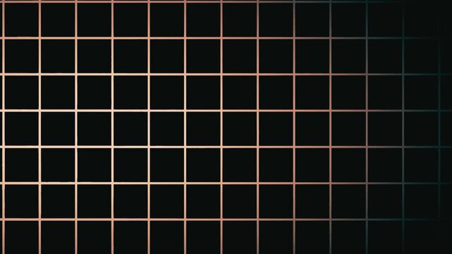 Dark Golden Grid Lines Pattern Motion Background Loop