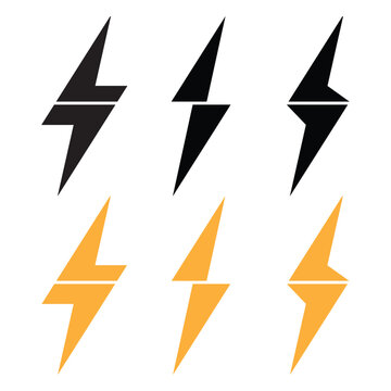 Art & Illustration Set of power related icons