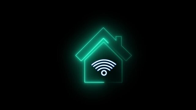 User controlling smart home via smartphone with IoT interface, representing home automation, wireless connectivity, energy efficiency, and secure control of lighting and devices.