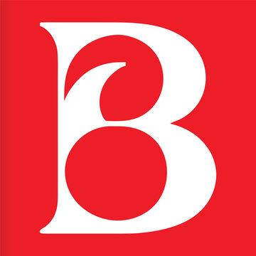 Creative Letter B Vector Logo Design Minimal Clean Alphabet Branding Illustration