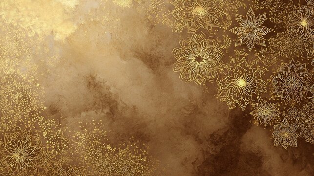 Gold Mandala Background