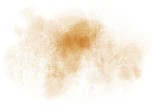 Watercolor stain decoration