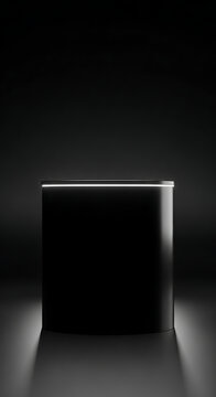 Black rectangular prism with glowing light Full HD 4K Download 2025 2026