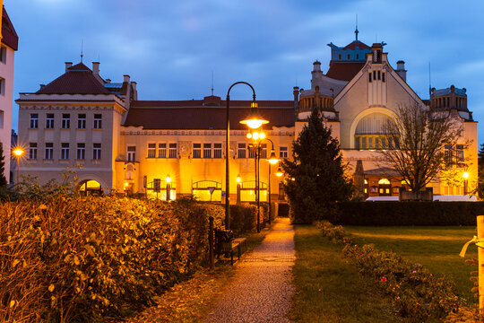 Prostějov City Theatre, Night photo