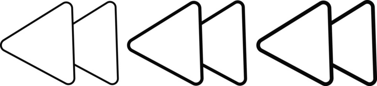 Next icon set. Arrow right and forward symbols. Forward arrow icons.  Navigation sign. Web and mobile app user interface design.