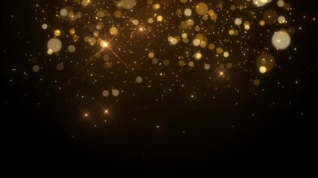 golden glitter isolated celebration element background overlay