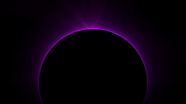 Glowing blue sunrise over planet horizon in deep space, vector illustration with shining light rays, futuristic cosmic background for science, technology, astronomy, and cosmic atmosphere