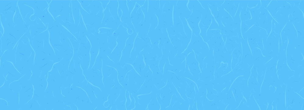 Blue Korean paper seamless pattern. Vintage rice paper texture with organic fibers and distress grain. Traditional washi abstract background.