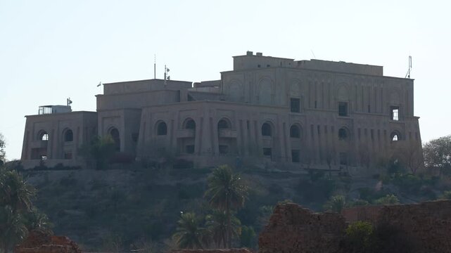 Saddam Hussein's Palace on the Tigris River in ancient Babylon
