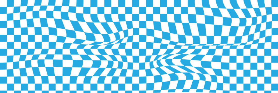 trippy checkerboard background retro psychedelic checkered. Trippy checkerboard background. Retro psychedelic checkered wallpaper. Wavy groovy chessboard surface. Distorted geometric grid chess patter