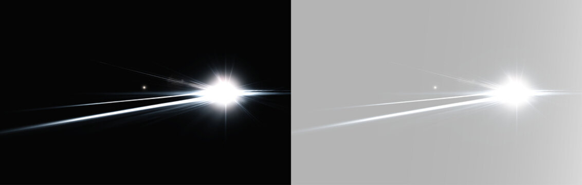 High speed rocket launch effect with powerful light streak and propulsion glow for futuristic technology