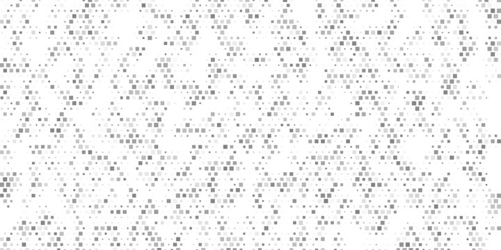 Geomatric shape pixelet glitch seamless pattern modern creative texture background noise halftone abstract square repeatable grid wallpaper
