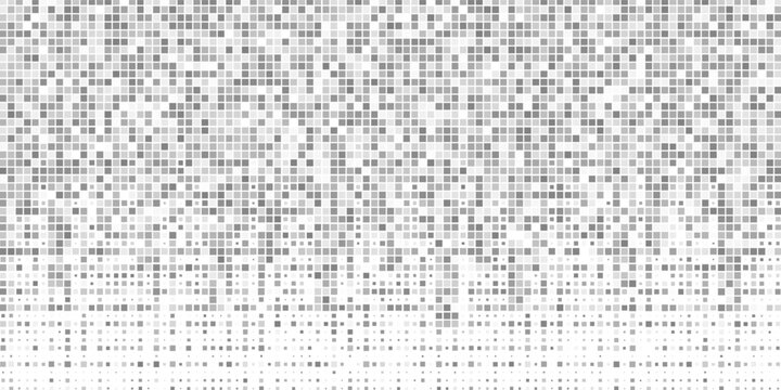 Geomatric shape pixelet glitch seamless pattern modern creative texture background noise halftone abstract square repeatable grid wallpaper