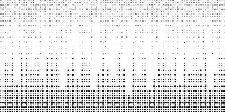 Geomatric shape pixelet glitch seamless pattern modern creative texture background noise halftone abstract square repeatable grid wallpaper
