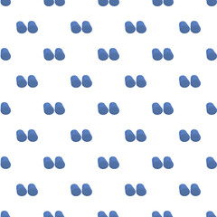 Naklejka premium Blue quotation marks forming a playful repeating pattern on white background