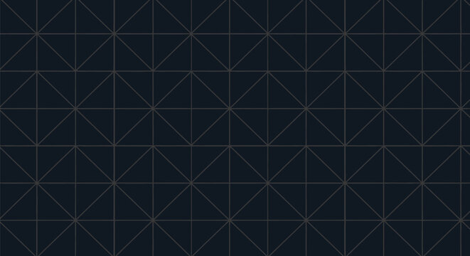 Geometric grid of triangles and squares on dark charcoal background creates subtle architectural pattern for elegant professional branding and web design.