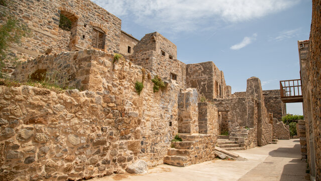 Spinalonga Island ancient lepra colony