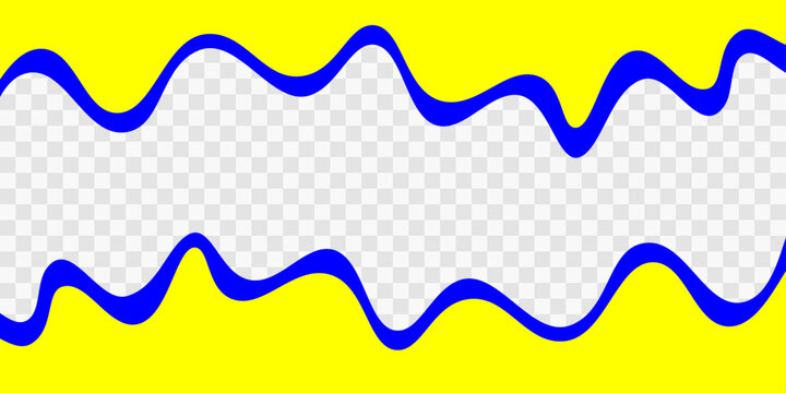 abstract background with colorful lines. yellow background with black lines. Pop and abstract yellow frame illustration