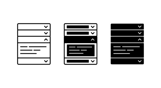 Dropdown Menu Icons, UI Elements, Interface Design, Web Development, User Experience